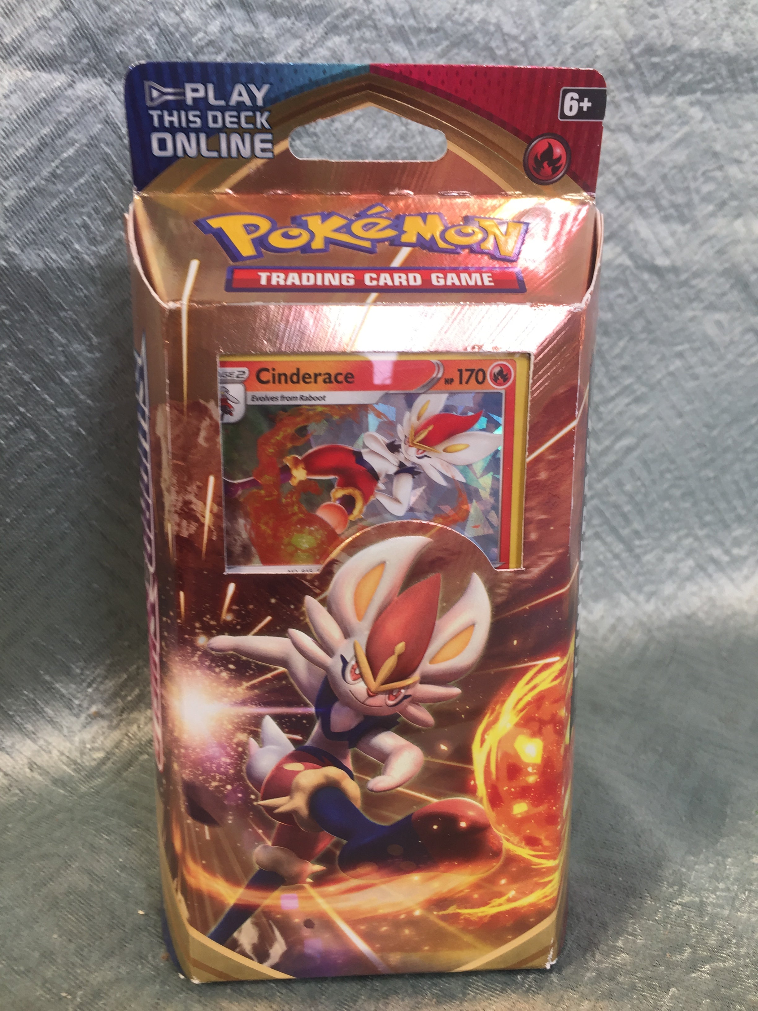 Pokemon TCG: Sword & Shield Theme Deck Featuring Cinderace - SEALED (7619687874798)